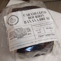 Caramelized bourbon banana bread at Vegan International Co in Tampa