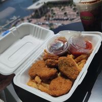 Impossible nuggets at Vegan International Co in Tampa