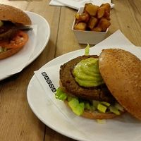 Vegan burger at Bacoa - Ferran in Barcelona