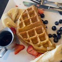 BEST WAFFLES at Wild Rabbit Bistro in Ormond Beach