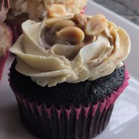 Peanut cupcake at Wild Rabbit Bistro in Ormond Beach