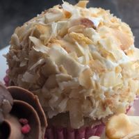 Coconut cupcake at Wild Rabbit Bistro in Ormond Beach