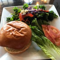 The impossible burger is impossibly delicious.  at Wild Rabbit Bistro in Ormond Beach