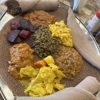 $22.50 per person  at Konjo Ethiopian Restaurant in Footscray