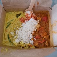 Mixed box at The Tempeh Man - Food Stall in London