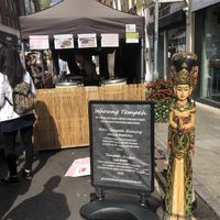 Menu as of Sept 2018 at The Tempeh Man - Food Stall in London