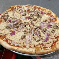 Vegan Pizza  at Slice of Sierra Pizza Co in South Lake Tahoe