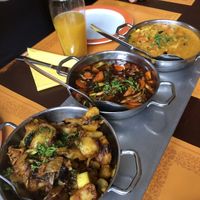 Vegan taste platter  at La Bamboo in Stuttgart