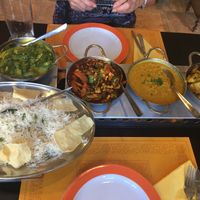 Plate for two vegan main dishes at La Bamboo in Stuttgart