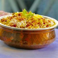 Veg biryani at Vanakkam India in Siem Reap