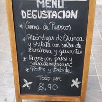 Menu degustacion  at Amaranta Biobar in Valencia