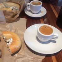 Vegan bagels and spreads at Rise Bagel Co. in Minneapolis