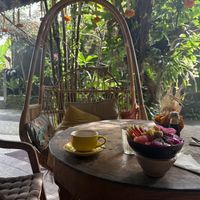   at Yellow Flower Cafe in Ubud