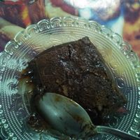 Vegan brownie homemade at ZN Pizza in Lille