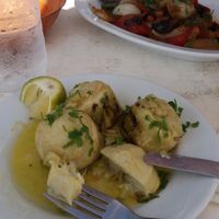 Artichokes  at Taverna Kalyva in Crete