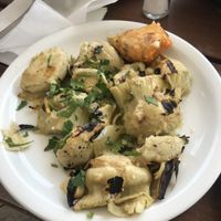 Grilled artichokes  at Taverna Kalyva in Crete