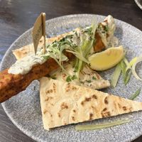 Vegan kebabs   at Ambiente Tapas in Hull