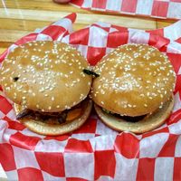 Burgers at Vegorama in Ypsilanti