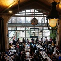 Brunch Atmosphere at La Recyclerie in Paris