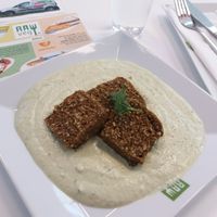 Nejlepší koprová omáčka! at bistRAWveg - Cerny Most Shopping Centre in Prague