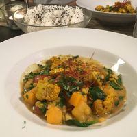 Pumpkin curry  at Indigo Elephant in Basel