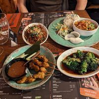 Vegan dishes at Banana Tree in Oxford
