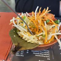 Papaya salad without the dressing added  at Banana Tree in Oxford
