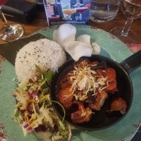 Aubergine and tofu curry at Banana Tree in Oxford