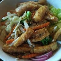 Vegetable tofu bun at Saigon Cafe in Buffalo