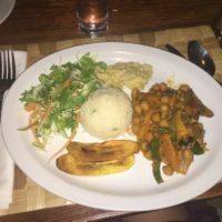 Vegetarian Dinner (its vegan) at The Fig Tree in Port Elizabeth