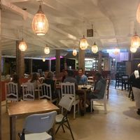 Cosy indoor / outdoor seating  at The Fig Tree in Port Elizabeth