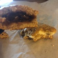 Vegetarian empanadas (apple, pineapple) at El Hueso de Fraile in Brownsville