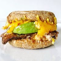 Vegan The Cadillac Breakfast Sandwich  at Locali in West Hollywood
