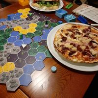 Vegane Pizza, vegane pita at Wurfel & Zucker in Hamburg