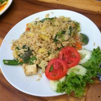 Green Curry fried rice at Ethos in Bangkok