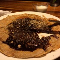 vegan chocolate pancake  at Ethos in Bangkok