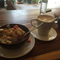 Best granola since a long time. A lots of fruits  at Ethos in Bangkok