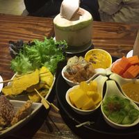 Mango style salad rolls at Ethos in Bangkok