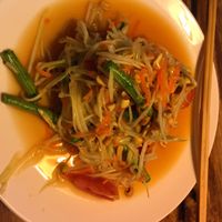 Papaya salad at Ethos in Bangkok