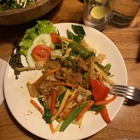 Spicy noodle with tofu  at Ethos in Bangkok