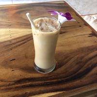 Iced Latte with soy milk  at Ethos in Bangkok