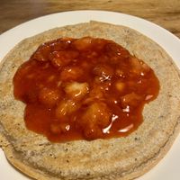 Strawberry pancake   at Ethos in Bangkok