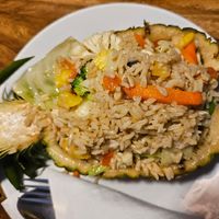Pineapple rice (not spicy) at Ethos in Bangkok