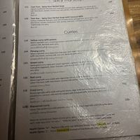 Some of the menu   at Ethos in Bangkok