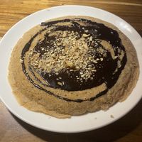 Chocolate almond pancakes  at Ethos in Bangkok