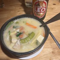 Tom Kha and Leo  at Ethos in Bangkok