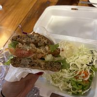 tempeh burger  at Ethos in Bangkok