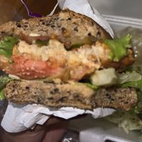 tempeh burger  at Ethos in Bangkok