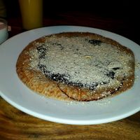 Vegan Pancake with Chocolate Sauce at Ethos in Bangkok