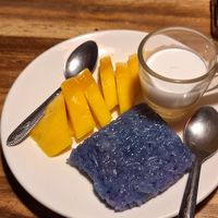 Mango sticky rice at Ethos in Bangkok